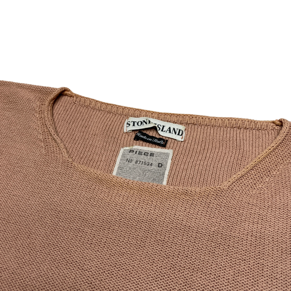 Stone Island SS2000 Vintage Pink Cotton Knit