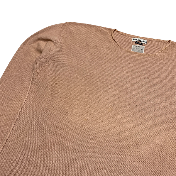 Stone Island SS2000 Vintage Pink Cotton Knit