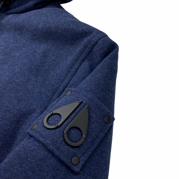 Moose Knuckles Navy Bunny Hoodie Jacket
