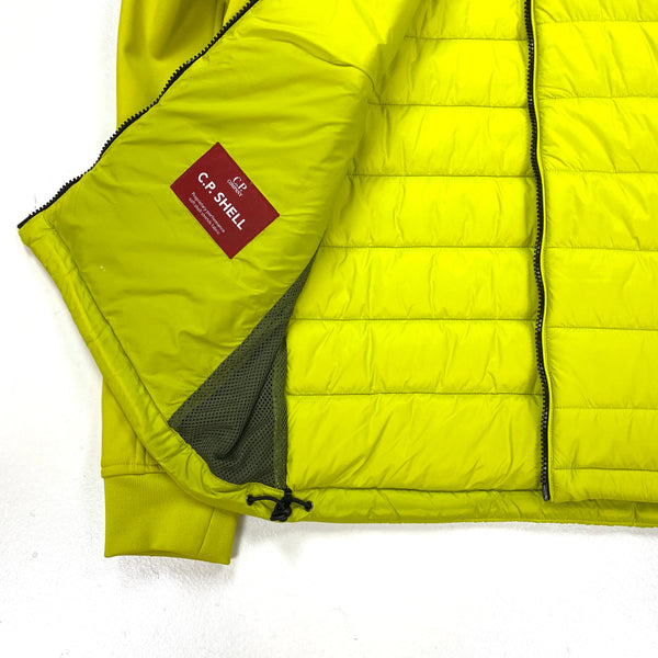 CP Company Yellow Padded Soft Shell Jacket