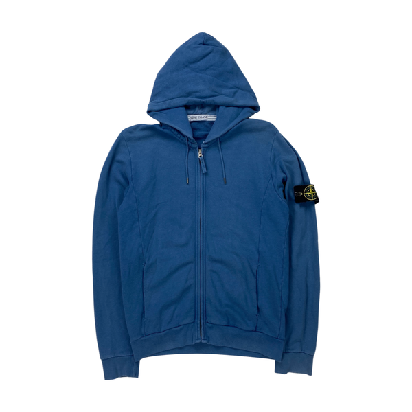 Stone Island 2010 Blue Cotton Hoodie