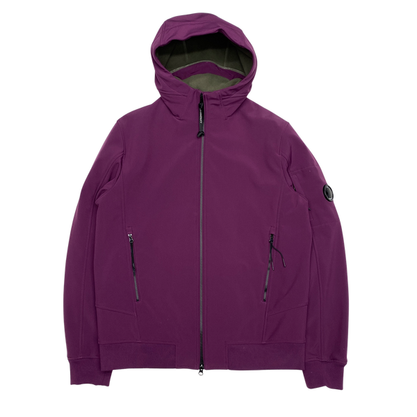 CP Company Purple Fleece Lined Soft Shell Jacket