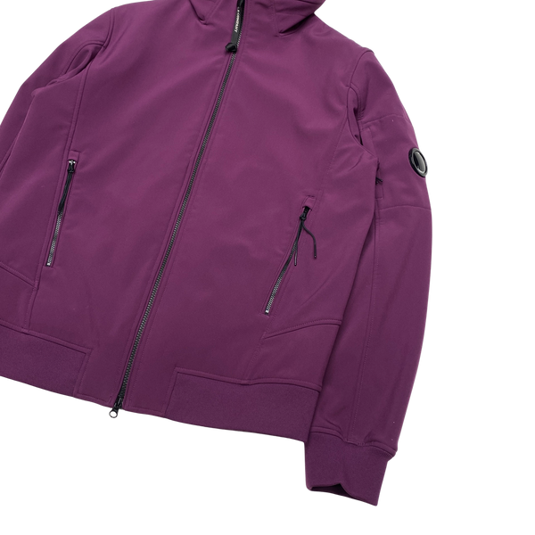 CP Company Purple Fleece Lined Soft Shell Jacket