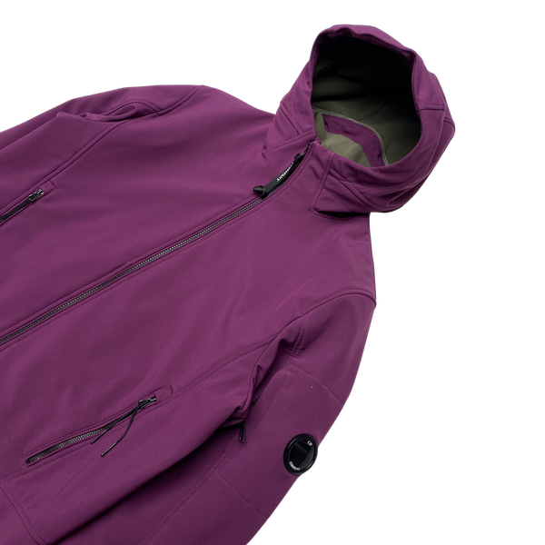 CP Company Purple Fleece Lined Soft Shell Jacket