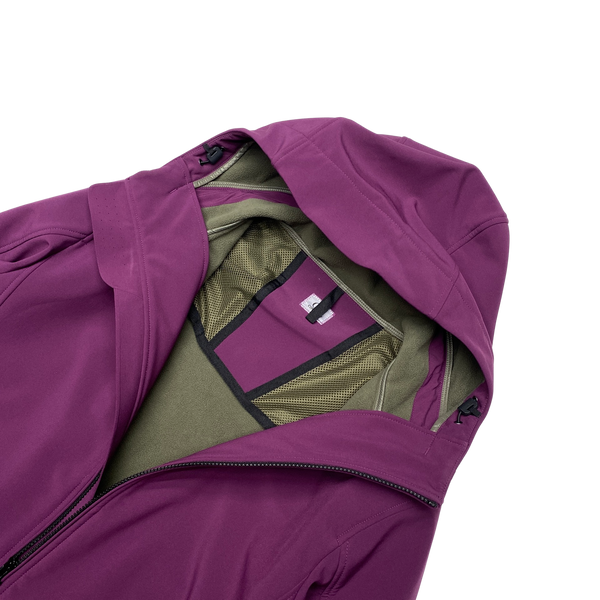 CP Company Purple Fleece Lined Soft Shell Jacket