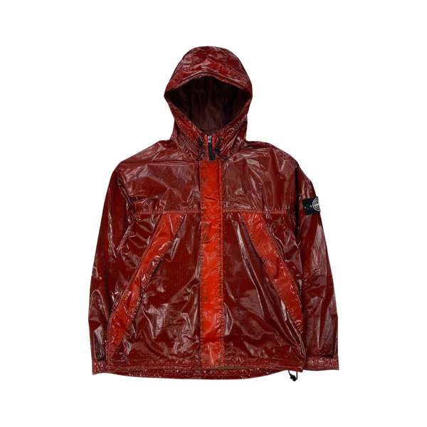 Stone Island 2012 Red Prismatica Hooded Jacket