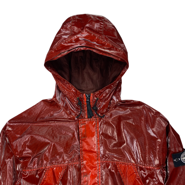 Stone Island 2012 Red Prismatica Hooded Jacket