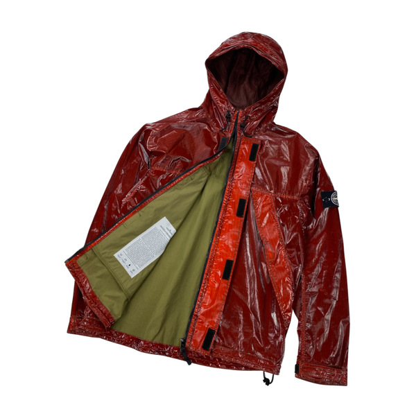 Stone Island 2012 Red Prismatica Hooded Jacket
