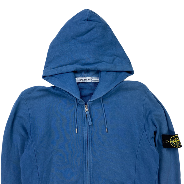 Stone Island 2010 Blue Cotton Hoodie