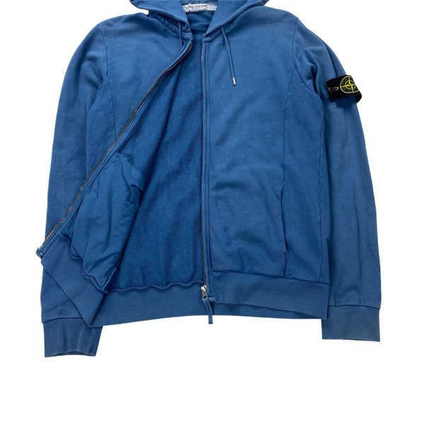 Stone Island 2010 Blue Cotton Hoodie