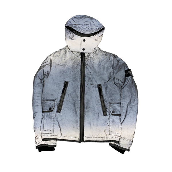 Stone Island 2012 Silver Liquid Reflective 30th Anni Jacket