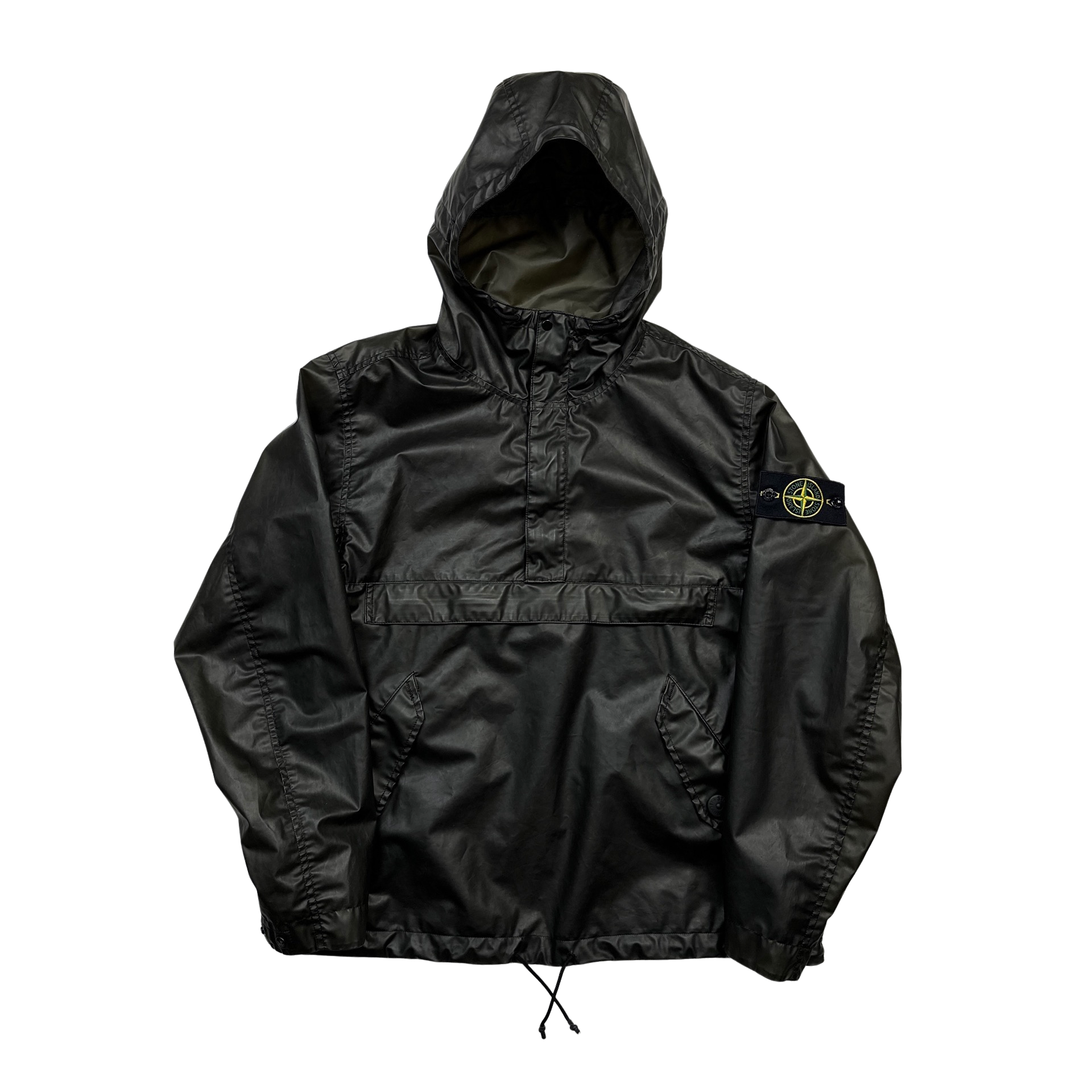 Stone Island x Supreme 2017 Black Poly Cover Composite Smock Medium Mat s Island