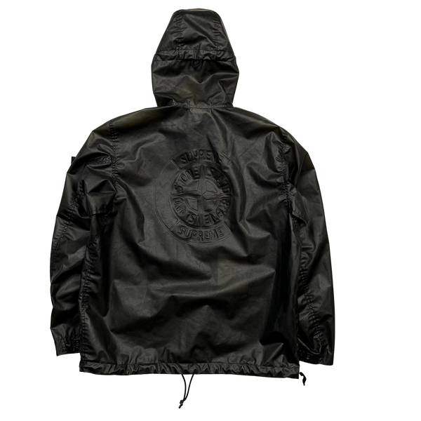 Stone Island x Supreme 2017 Black Poly Cover Composite Smock - Medium