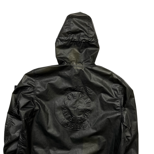 Stone Island x Supreme 2017 Black Poly Cover Composite Smock - Medium