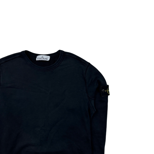 Stone Island 2019 Black Crewneck Sweatshirt - Small