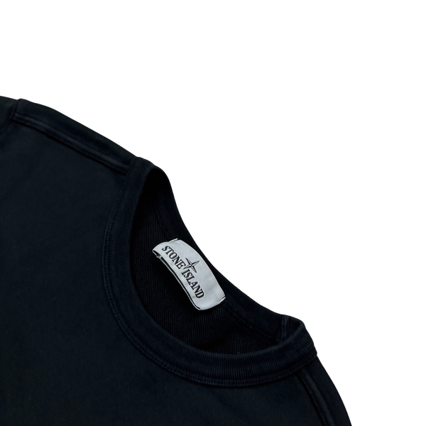 Stone Island 2019 Black Crewneck Sweatshirt - Small