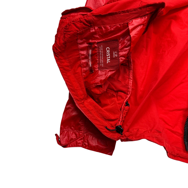 CP Company Red Cristal Shell Windbreaker Jacket - Large