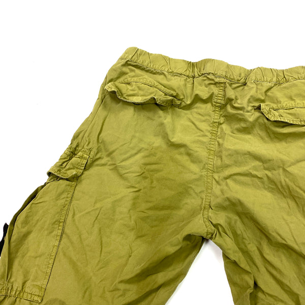 Stone Island Olive Green Tapered Cargo Trousers