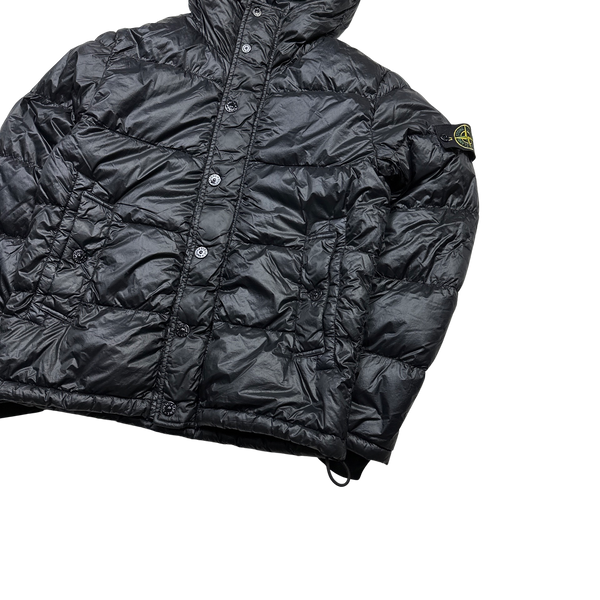 Stone Island 2013 Black Garment Dyed Puffer Jacket - Medium