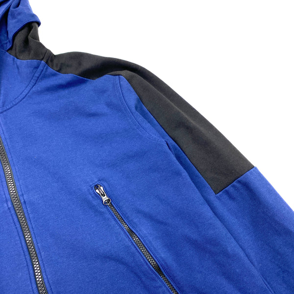 CP Company Blue & Black T Track Goggle Hoodie