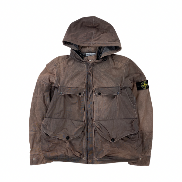 Stone Island Brown 2009 Tyveck Multipocket Jacket