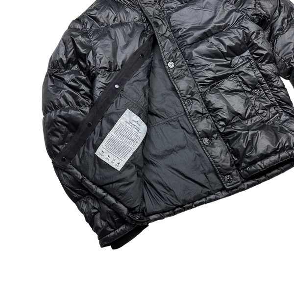 Stone Island 2013 Black Garment Dyed Puffer Jacket - Medium