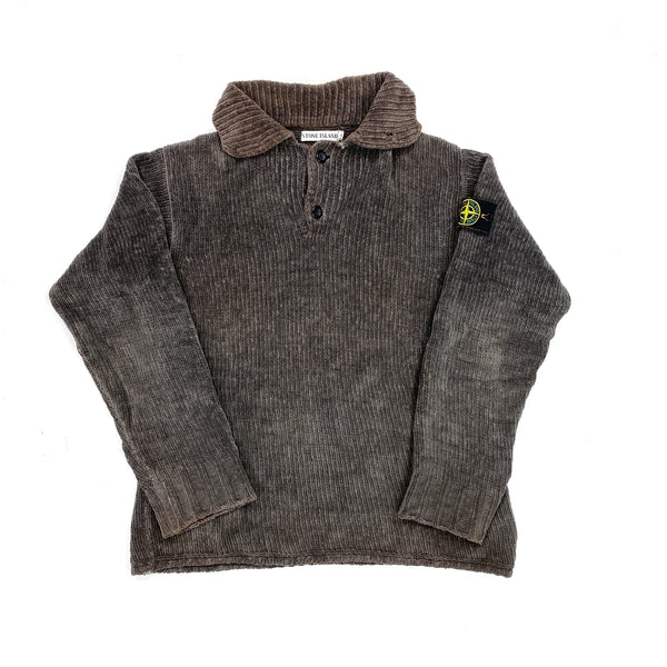 Stone Island 1998 Chenille Knit Pullover Jumper