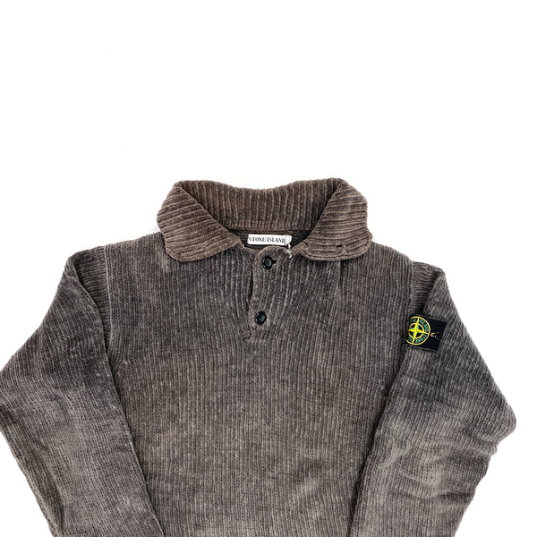Stone Island 1998 Chenille Knit Pullover Jumper