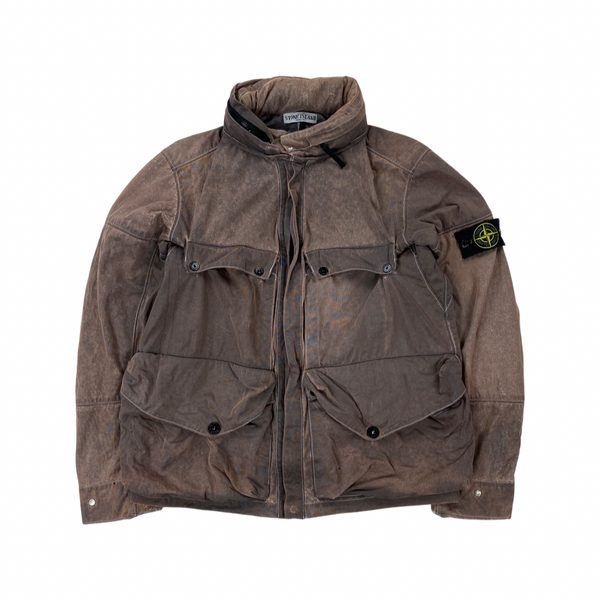 Stone Island Brown 2009 Tyveck Multipocket Jacket