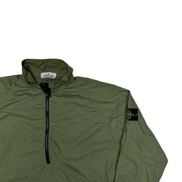 Stone island green store smock