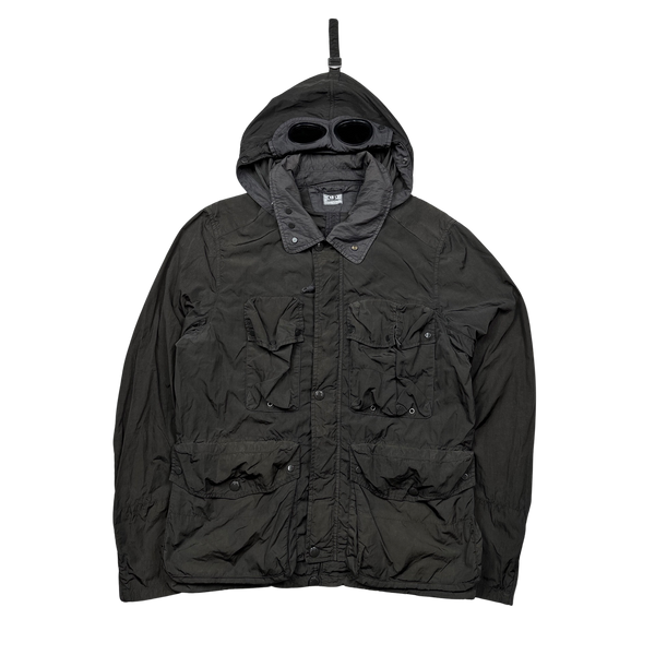 CP Company Chrome Nylon Multi Pocket Goggle Jacket - Large