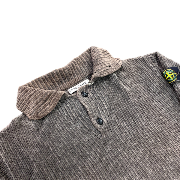 Stone Island 1998 Chenille Knit Pullover Jumper