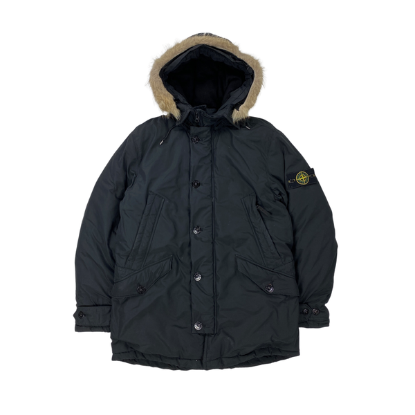 Stone island parka best sale fur