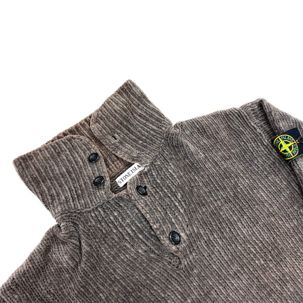 Stone Island 1998 Chenille Knit Pullover Jumper