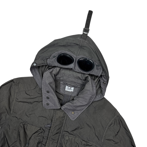 CP Company Chrome Nylon Multi Pocket Goggle Jacket - Large