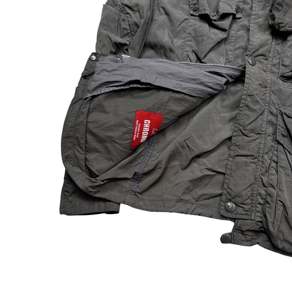 CP Company Chrome Nylon Multi Pocket Goggle Jacket - Large
