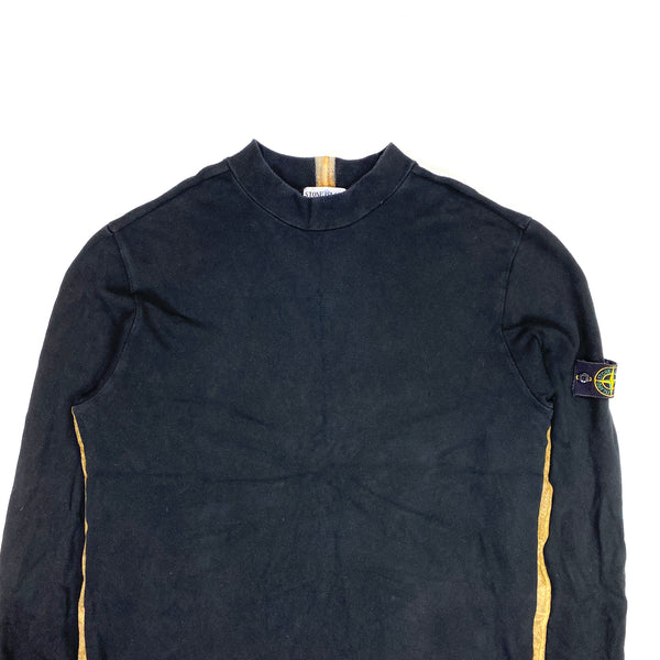 Stone Island Rubber Piped Mock Neck Pullover