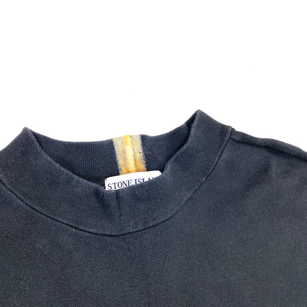 Stone Island Rubber Piped Mock Neck Pullover