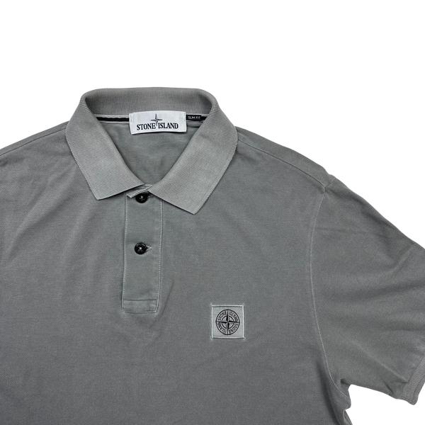 Stone Island 2017 Grey Polo Shirt - Medium