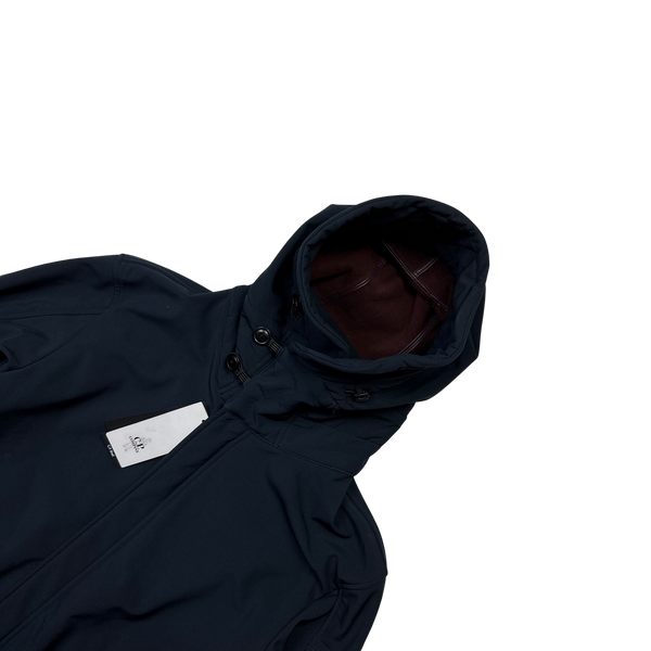 CP Company Navy Blue Fishtail Parka Soft Shell - Medium