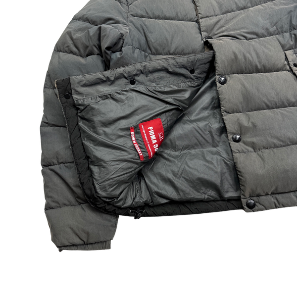 CP Company Grey Piuma 50 Down Puffer Jacket - Small