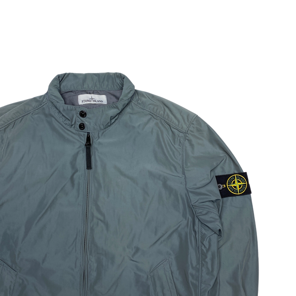 Stone Island 2015 Grey Micro Reps Bomber Jacket