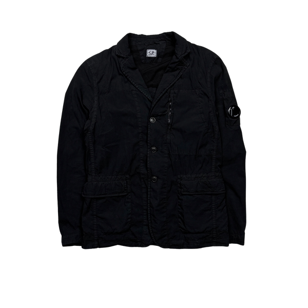 CP Company 50 Fili Black Blazer Jacket - Small