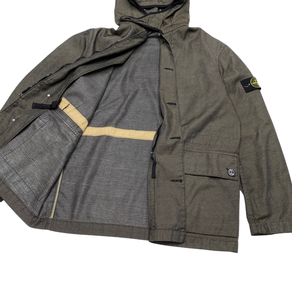 Stone Island Vintage 2004 Lino Flax Parka Jacket