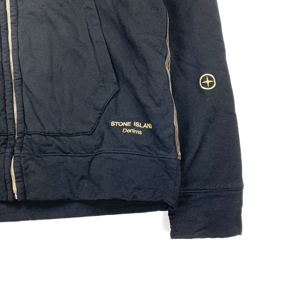 Stone Island Denims 2005 Heavy Weight Fleece Lined Hoodie