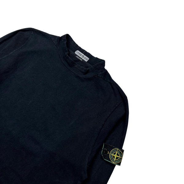 Stone Island Vintage 1998 Black Pullover Jumper - Small