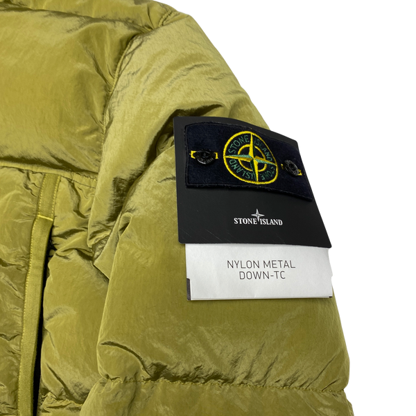 Stone Island Green Nylon Metal Down Puffer Jacket