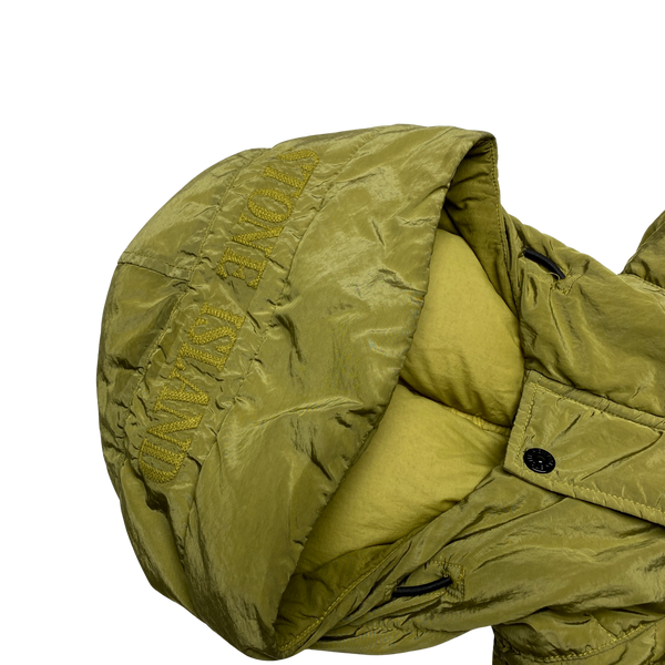 Stone Island Green Nylon Metal Down Puffer Jacket