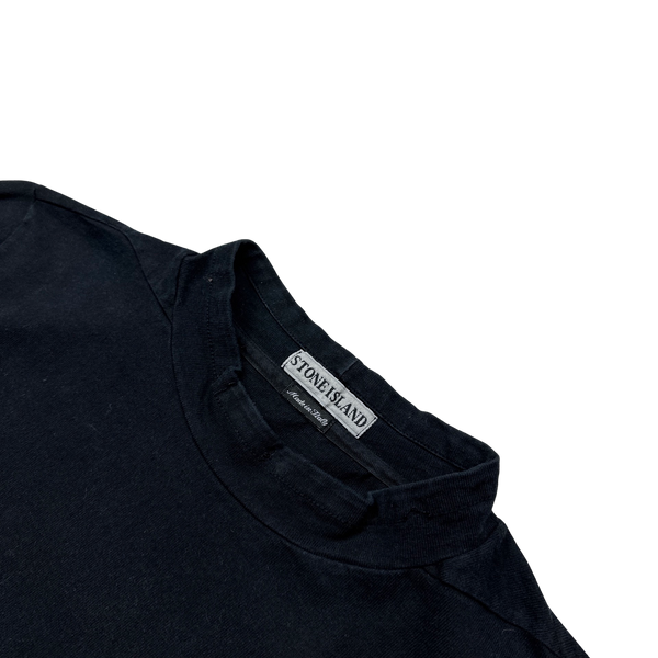 Stone Island Vintage 1998 Black Pullover Jumper - Small