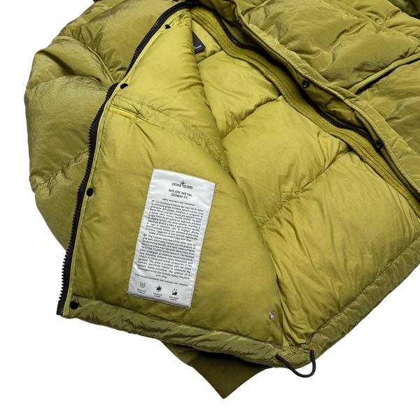 Stone Island Green Nylon Metal Down Puffer Jacket